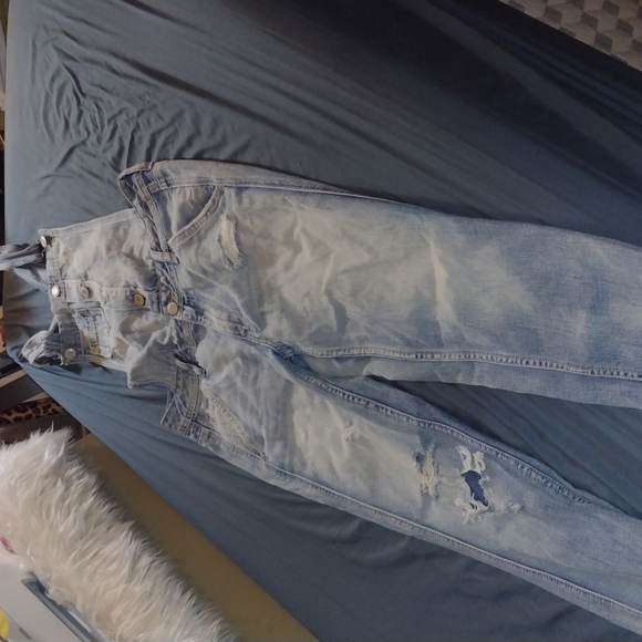 AEO Denim Overalls - Picture 2 of 9